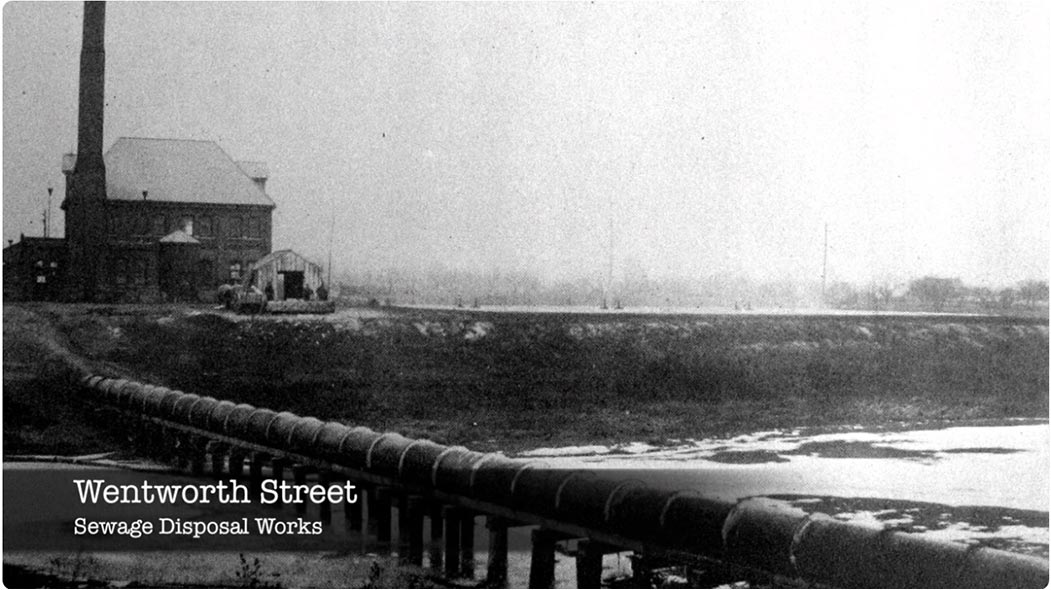 1860, Wentworth Street sewage treatment plant