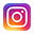 Instagram icon, symbol of a camera