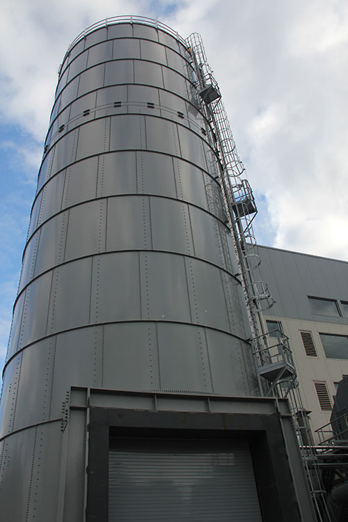 image of industrial silo