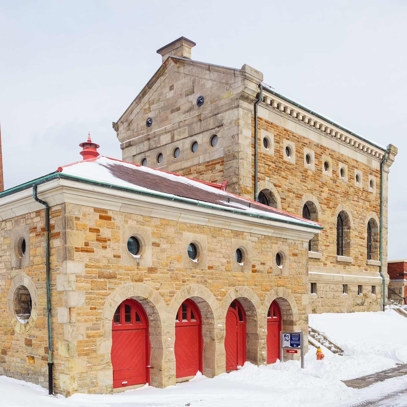 Stem Museum Exterior Winter