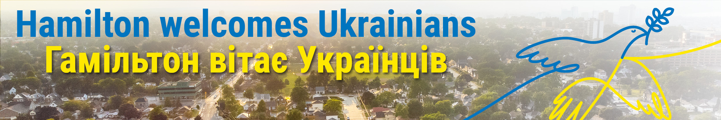 Graphic for Hamilton welcomes Ukrainians