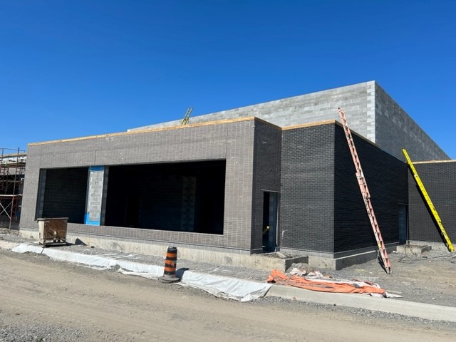 Outside of the renovation project at Sir Wilfrid Laurier Rec Centre