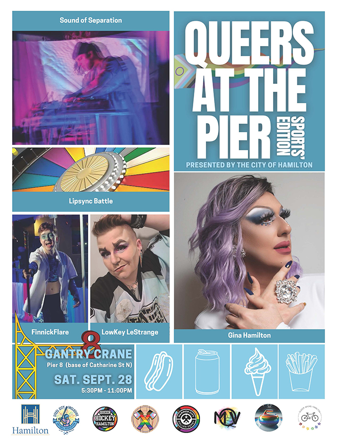 Queers at the Pier event poster