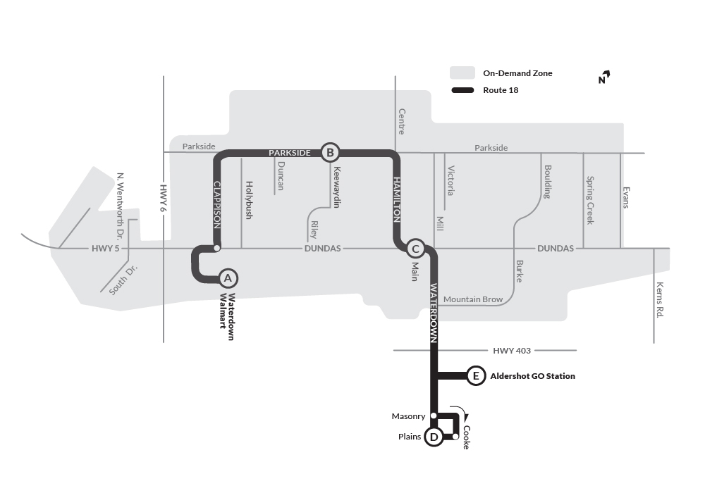 MYRide hybrid map