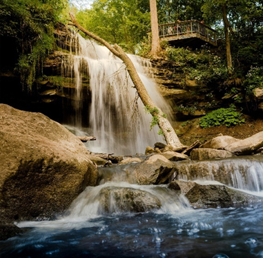 Smokey Hollow waterfall