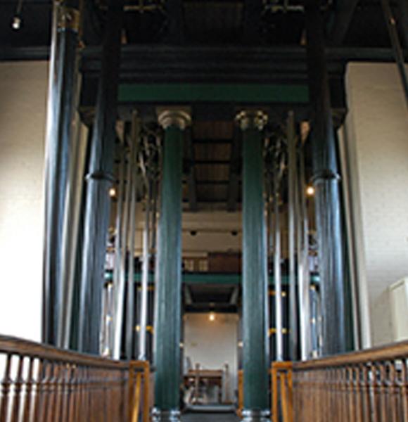 Interior of steam museum