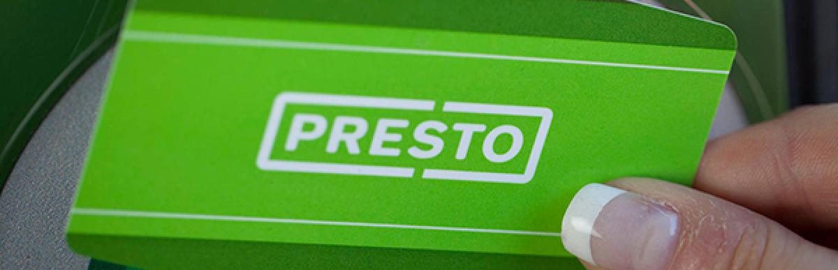 PRESTO Cards City of Hamilton