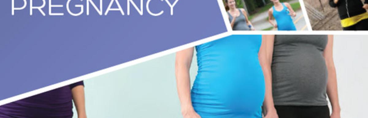 Active Pregnancy Guide cover - pregnant women doing yoga