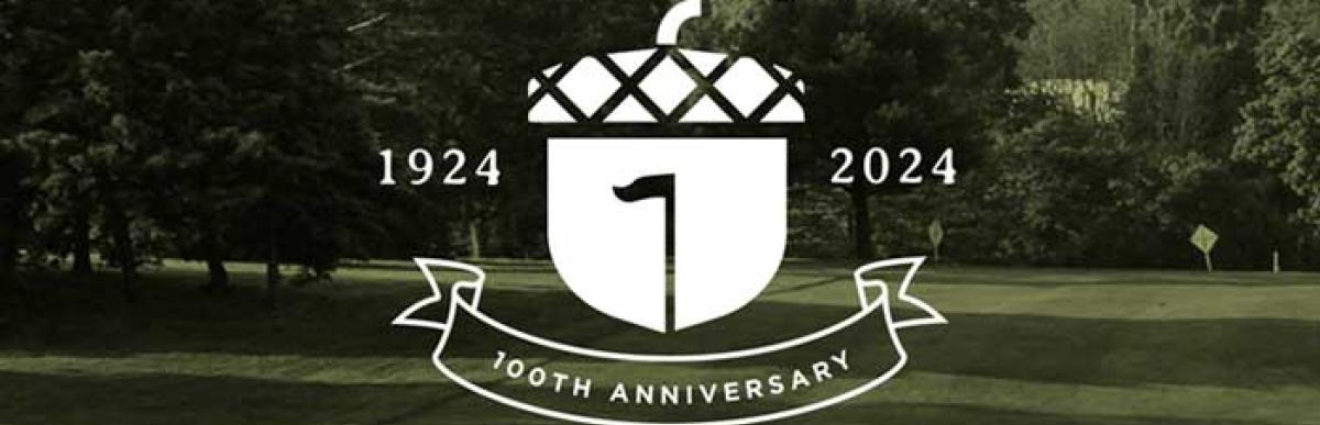100 Years of Chedoke logo. Celebrating 100 Years of Chedoke Golf Course.