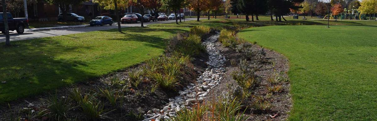 Scenic view of Churchill Park