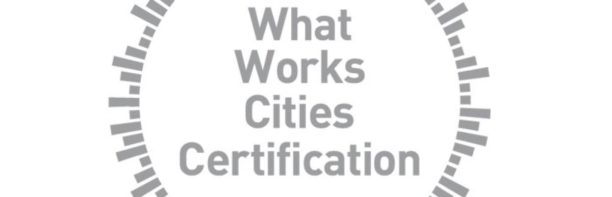 Promotion for What Works Cities Certification in 2024