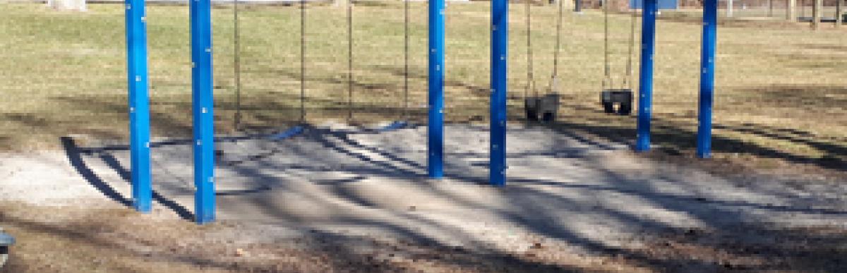 Existing playground structure at Green Acres Park