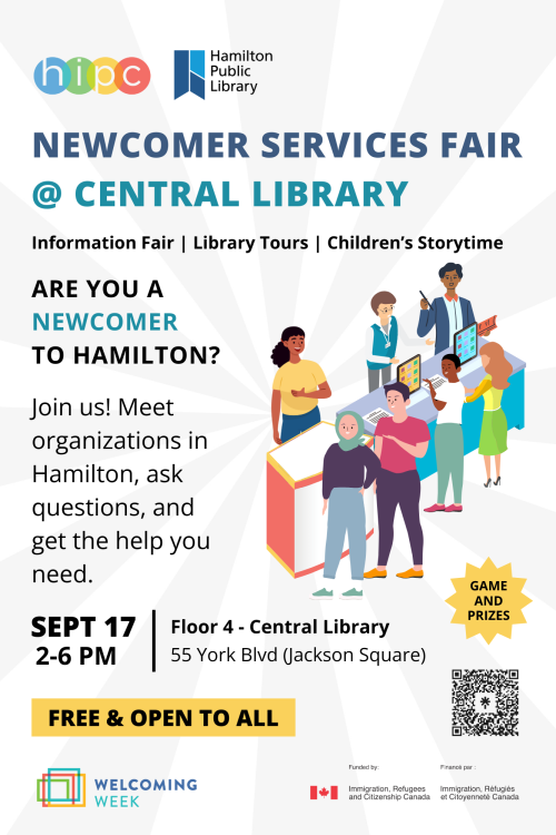 Newcomer Services Fair September 17 at Central Library