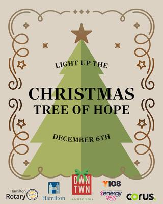 Light up the Christmas Tree of Hope on December 6, 2024