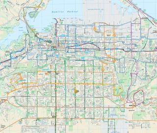 Map of HSR routes