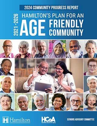 Cover of the 2024 Community Progress Report for Age Friendly Plan